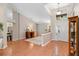 Spacious living room showcasing an open floor plan and bright entryway with natural light at 1637 Bent Oaks Blvd, Deland, FL 32724