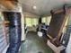 Room with storage, a fan, and multiple windows at 1880 N Sparkman Ave, Orange City, FL 32763