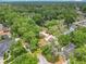 Aerial view of a home nestled among mature trees in a serene landscape at 200 Alpine St, Altamonte Springs, FL 32701