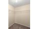Empty walk in closet featuring metal shelving at 2747 Date Palm Dr, Edgewater, FL 32141