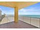 Beautiful balcony with panoramic ocean and beach views at 2901 S Atlantic Ave # 401, Daytona Beach Shores, FL 32118