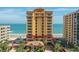 Stunning exterior view of a beachfront condo complex with beautiful architecture and ocean views at 2901 S Atlantic Ave # 401, Daytona Beach Shores, FL 32118