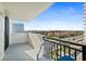 Condo balcony overlooking city streets and surrounding buildings at 2987 S Atlantic # 606, Daytona Beach Shores, FL 32118