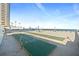 Outdoor shuffleboard court next to beach, perfect for recreation with a beautiful view at 2987 S Atlantic # 606, Daytona Beach Shores, FL 32118