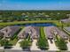 Aerial view of a neighborhood with a long body of water at 3148 Bailey Ann Dr, Ormond Beach, FL 32174