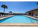 A clean and inviting outdoor pool, ideal for cooling off and enjoying the Florida sunshine at 3170 Ocean Shore Blvd # 5010, Ormond Beach, FL 32176
