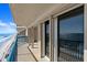 Balcony featuring ocean and beach views at 3425 S Atlantic Ave # 1602, Daytona Beach, FL 32118