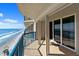Balcony featuring ocean and beach views at 3425 S Atlantic Ave # 1602, Daytona Beach, FL 32118