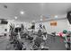 Well-equipped gym with machines, weights, and a TV for a convenient workout experience at 3425 S Atlantic Ave # 1602, Daytona Beach, FL 32118