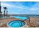 Stunning oceanfront pool and hot tub with brick patio offering endless relaxation and scenic views at 3425 S Atlantic Ave # 1602, Daytona Beach, FL 32118