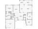 Detailed floor plan showcasing the layout of the home, including room dimensions at 35 China Moon Dr, Ormond Beach, FL 32174