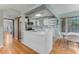 Bright, modern kitchen with a stainless steel appliances and an eat-in breakfast bar at 355 Hartford Ave, Daytona Beach, FL 32118