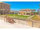 Picturesque backyard featuring direct beach access at 4427 S Atlantic Ave, Port Orange, FL 32127