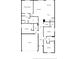 Detailed floor plan showcasing the layout of the home, including bedrooms, living spaces, and garage at 460 Sarah Nicole Way, New Smyrna Beach, FL 32168