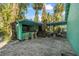 Outdoor bar area with seating is perfect for entertaining guests in the backyard at 61 E Bayshore Dr, Port Orange, FL 32127