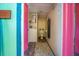 Unique powder room with colorful accents and charming decor at 61 E Bayshore Dr, Port Orange, FL 32127