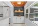 Bright kitchen with dark wood accents and modern design at 10 Madera Rd, Debary, FL 32713