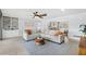 Spacious living room with comfortable seating and open floor plan at 10 Madera Rd, Debary, FL 32713