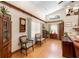 Bright living room with hardwood floors and vaulted ceilings at 1056 Reynolds Rd, De Leon Springs, FL 32130