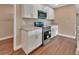 Bright kitchen with stainless steel range, microwave and granite countertops at 1226 North St, Daytona Beach, FL 32114