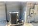 Close-up of the AC unit on the side of the house at 1485 Gainsville Dr, Deltona, FL 32725