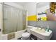 Cozy bathroom with tub, toilet, and sink at 2221 Oak Hill Dr, Deland, FL 32720