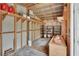 A well-organized storage shed featuring shelves and ample space at 2699 Audubon Ave, Deland, FL 32720
