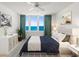 Comfortable main bedroom with ocean views, stylish decor, and great natural light at 2987 S Atlantic Ave # 903, Daytona Beach, FL 32118
