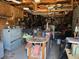 A well-lit garage with lots of tools and storage at 3 Cassia Ln, Debary, FL 32713