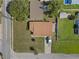 Aerial view of the property, showing it sits on a corner lot at 3267 S Peninsula Dr, Daytona Beach, FL 32118