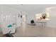 Inviting living room featuring a large television, neutral walls, and stylish decor at 3315 S Atlantic Ave # 1406, Daytona Beach Shores, FL 32118