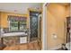 Elegant bathroom with a soaking tub, tiled shower, and natural light at 37 Naranja Rd, Debary, FL 32713