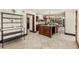 Kitchen features granite countertops, custom cabinets, and decorative lighting at 5366 N Lake Farms Rd, De Leon Springs, FL 32130