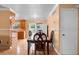 Dining room featuring wooden furniture and view into the kitchen at 558 Tulane Dr, Altamonte Springs, FL 32714