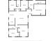 Detailed floor plan showing the layout of the house, including the kitchen, bedrooms, and living areas at 558 Tulane Dr, Altamonte Springs, FL 32714