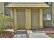 Exterior view showcasing the storage area with two doors under a covered area at 600 N Boundary Ave # 118B, Deland, FL 32720