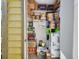 Storage room filled with boxes, liquor and various household items for supplies at 600 N Boundary Ave # 118B, Deland, FL 32720