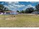 Expansive grassy yard surrounded by a chain-link fence, offering ample space for outdoor activities at 601 Berkshire Rd, Daytona Beach, FL 32114