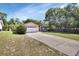 Charming single story home with mature trees, a long driveway and attached garage at 663 E Lansdowne Ave, Orange City, FL 32763