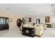 Spacious open concept living room with stylish decor at 915 Ocean Shore Blvd # 8010, Ormond Beach, FL 32176