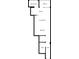 Floor plan featuring a balcony, kitchen, living room, bedroom, bath, and foyer at 935 S Atlantic Ave # 511, Daytona Beach, FL 32118
