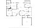 Detailed floor plan illustrating the layout of the entire home with clearly labeled rooms at 980 Marjorie Rawlings Dr, Deland, FL 32720