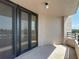 Private balcony provides additional outdoor space at 1 Oceans West Blvd # 2A1, Daytona Beach, FL 32118