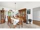 Formal dining room featuring a china cabinet and a window with natural light at 1101 Anderson St, Deltona, FL 32725