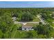 Aerial view of a charming home nestled among mature trees in a serene neighborhood at 1203 W 20Th St, Sanford, FL 32771
