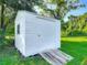 New exterior storage shed with ramp, and an easy-access door at 1203 W 20Th St, Sanford, FL 32771