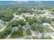 An aerial shot showcases this home in a lush, established neighborhood with mature trees and well-maintained lawns at 1398 5Th Ave, Deland, FL 32724