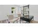 Bright office space with modern decor, barn door and natural light at 1518 Lakeside Dr, Deland, FL 32720