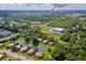 Panoramic aerial shot showcasing the property's convenient location near the Daytona International Speedway and surrounding lush landscape at 152 Sweetgum Ln, Port Orange, FL 32129