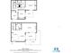 Floorplan of a two story home including layout of the kitchen, bedrooms, and living spaces at 152 Sweetgum Ln, Port Orange, FL 32129
